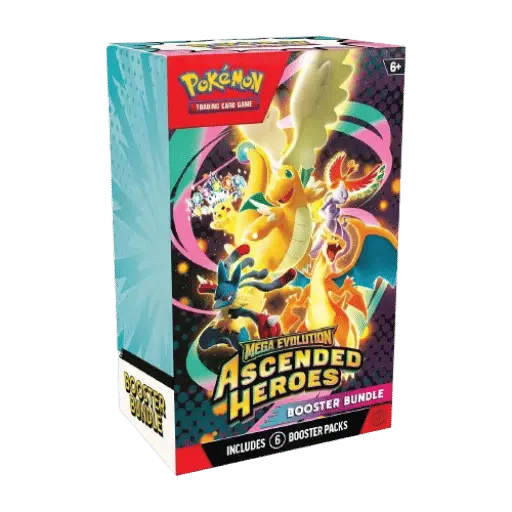 Pokémon TCG: Mega Evolution-Ascended Heroes Booster Bundle (6 Packs)