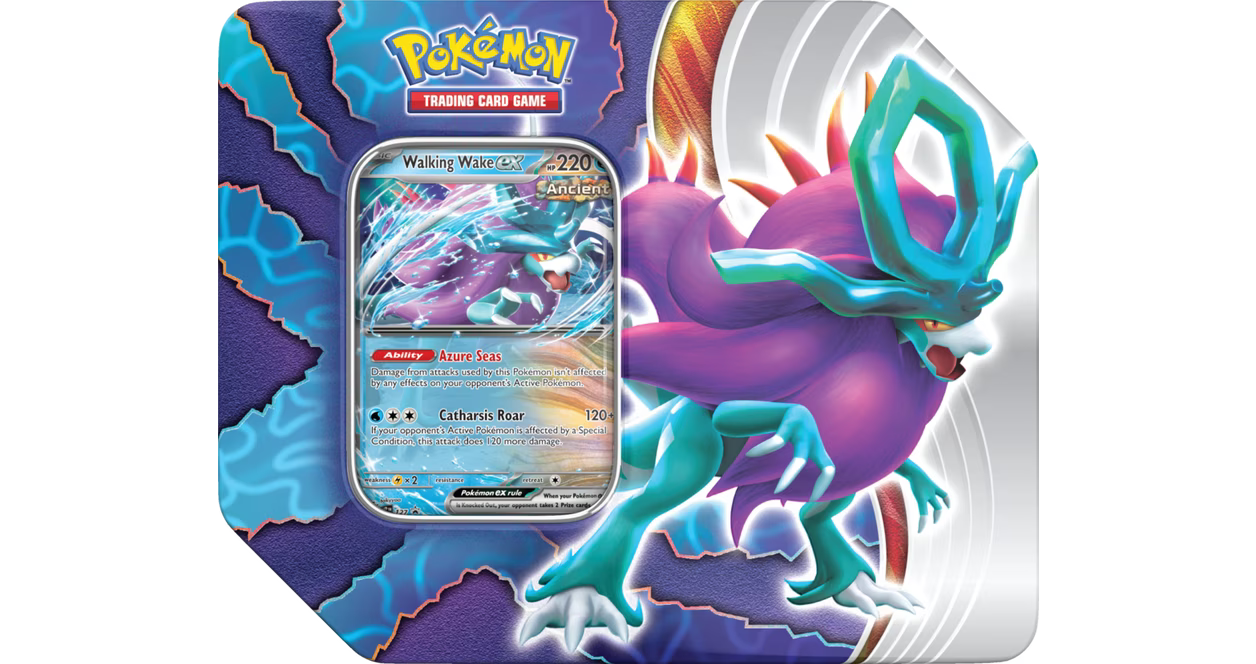 Pokemon Trading Card Game: Paradox Clash Tin (Styles May Vary)