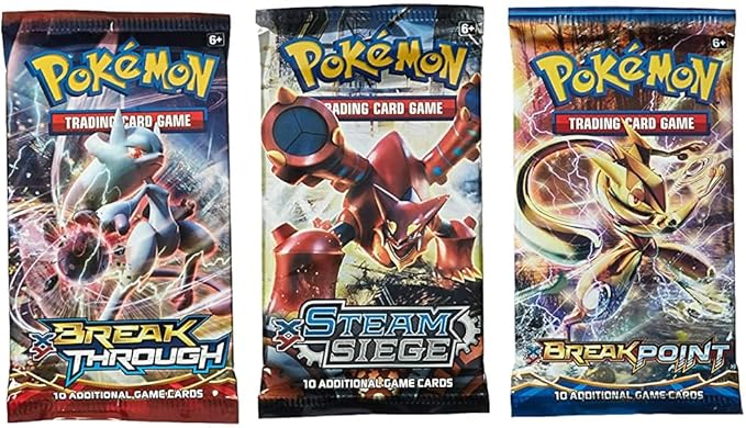 Pokemon Cards - 3 Booster Packs (Random packs)