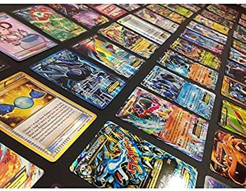 Pokemon TCG : 100 Card LOT Rare, COM/UNC, Holo & Guaranteed EX, MEGA OR Full Art,