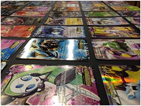 Pokemon TCG : 100 Card LOT Rare, COM/UNC, Holo & Guaranteed EX, MEGA OR Full Art,