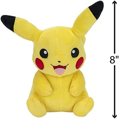 Pokemon Pikachu Plush Toy 8 Inch – Soft Stuffed Cute Doll for Kids & Gift