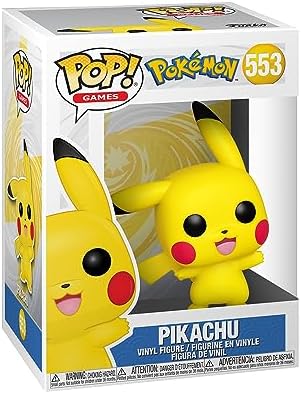 Funko Pop Pokemon - Pikachu - (Waving) - Collectable Vinyl Figure - Gift Idea - Official Merchandise - Toys for Kids & Adults - Video Games Fans - Model Figure for Collectors and Display