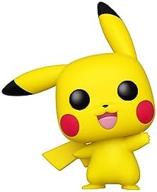Funko Pop Pokemon Pikachu Waving Vinyl Figure – Official Collectible Toy for Kids, Adults & Display