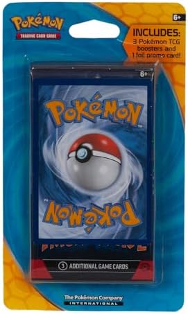 Pokemon TCG: 3 Booster Packs & 1 Random Foil | Includes 3 Blister Packs of Random Cards & 1 Individually Packed Holofoil Promo Card, 097712556710